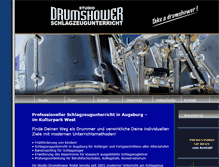 Tablet Screenshot of drumshower.de